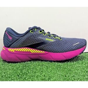 Brooks Adrenaline GTS 22 Shoes Women's 10 B Nightshadow Viola Running Sneakers